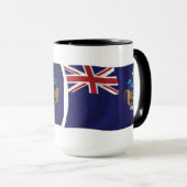 Tristan da Cunha Vlag Mok (Voorkant rechts)