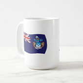 Tristan Da Cunha Vlag Mok (Voorkant links)