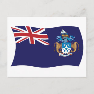 Tristan Da Cunha Vlag Postkaart