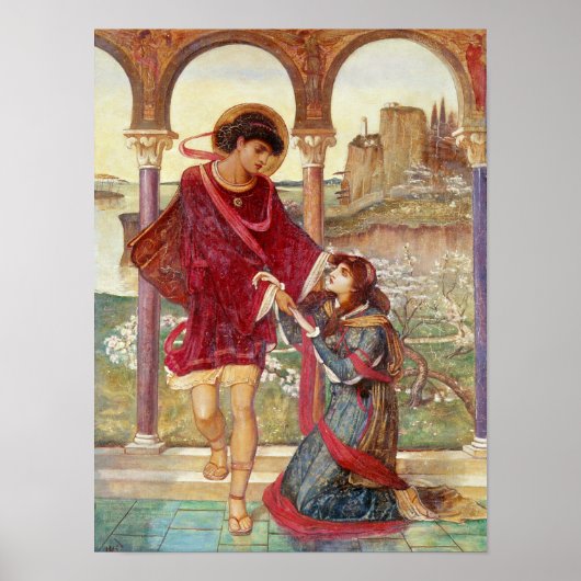 Tristan en Iseult, 1876 Poster (Voorkant)
