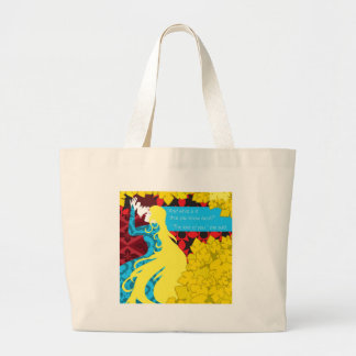 Tristan en Iseult gift met citaat Grote Tote Bag