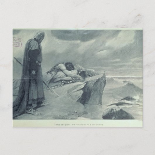 Tristan en Isolda" Briefkaart (Voorkant)