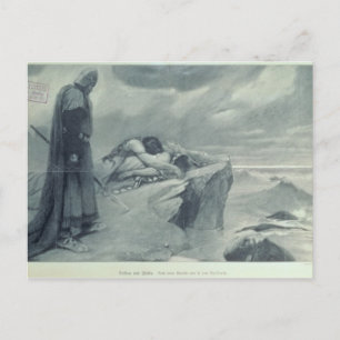 Tristan en Isolda" Briefkaart