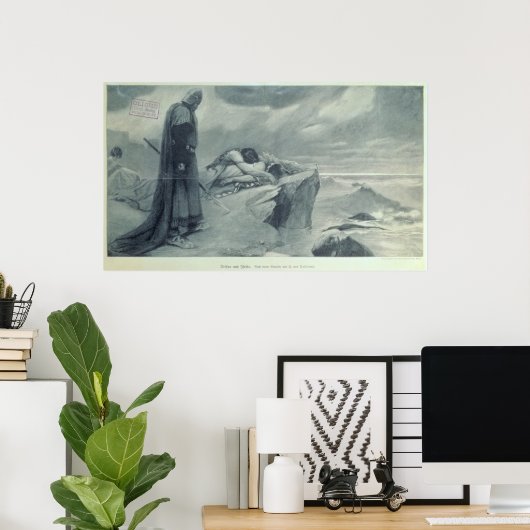 Tristan en Isolda" Poster (Thuiskantoor)