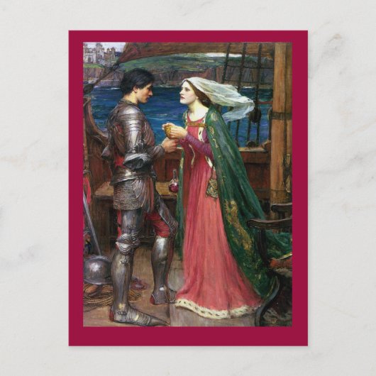 Tristan en Isolde Briefkaart (Voorkant)