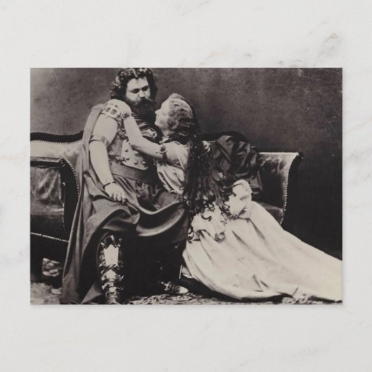 Tristan en Isolde Briefkaart (Voorkant)