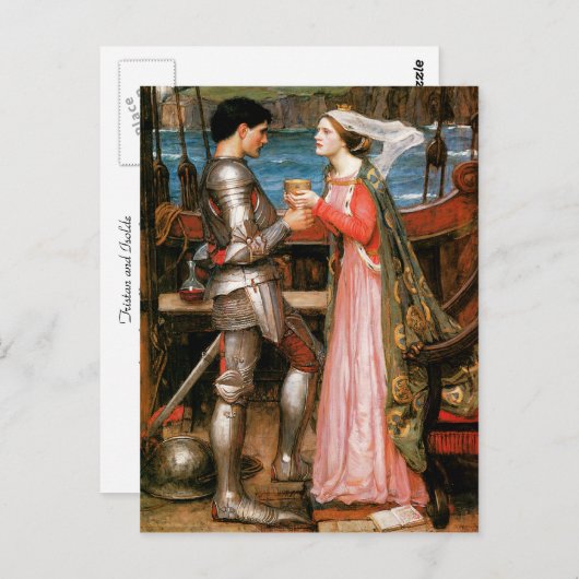 Tristan en Isolde Briefkaart (Voorkant / Achterkant)