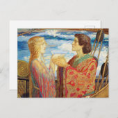 Tristan en Isolde, ca. 1912 door John Duncan Briefkaart (Voorkant / Achterkant)