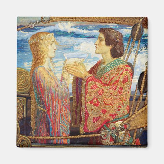 Tristan en Isolde, ca. 1912 door John Duncan Magneet (Voorkant)