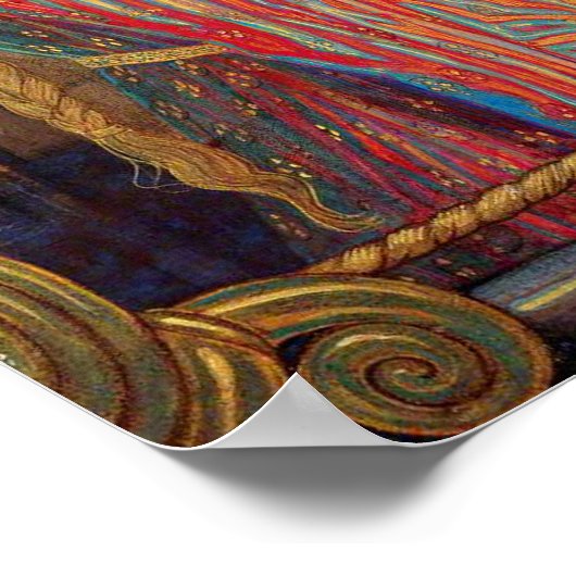 Tristan en Isolde, ca. 1912 door John Duncan Poster (Hoek)