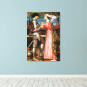Tristan en Isolde Canvas Afdruk (Insitu (Houten vloer))