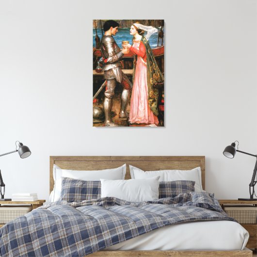 Tristan en Isolde Canvas Afdruk (Insitu (Slaapkamer))