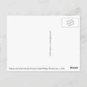 Tristan en Isolde door John William Waterhouse Briefkaart (Achterkant)