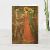 Tristan en Isolde door John William Waterhouse Kaart (Voorkant)