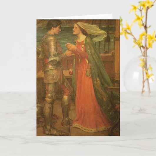 Tristan en Isolde door John William Waterhouse Kaart (Gele Bloem)