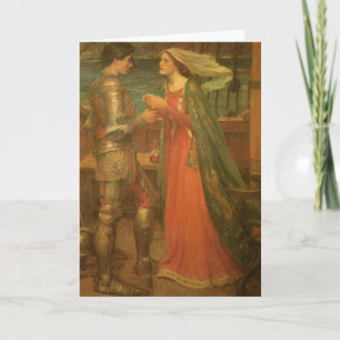 Tristan en Isolde door John William Waterhouse Kaart
