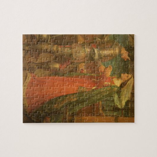 Tristan en Isolde door John William Waterhouse Legpuzzel (Horizontaal)