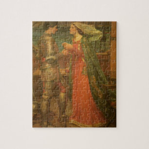 Tristan en Isolde door John William Waterhouse Legpuzzel