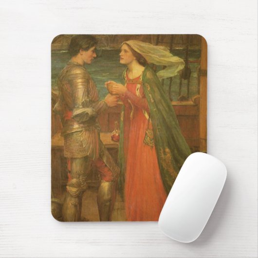 Tristan en Isolde door John William Waterhouse Muismat (Met muis)