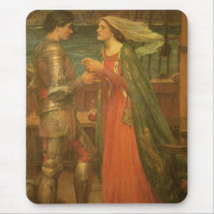 Tristan en Isolde door John William Waterhouse Muismat