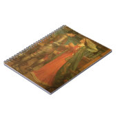 Tristan en Isolde door John William Waterhouse Notitieboek (Linkerzijde)