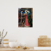 Tristan en Isolde door John William Waterhouse Poster (Keuken)