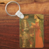 Tristan en Isolde door John William Waterhouse Sleutelhanger (Voorkant)