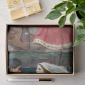 Tristan en Isolde door John William Waterhouse Tissuepapier (Geschenk)
