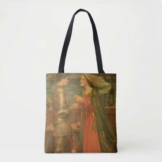Tristan en Isolde door John William Waterhouse Tote Bag (Voorkant)
