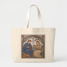 Tristan en Isolde legende Grote Tote Bag