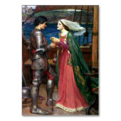 Tristan en Isolde met drankje van Waterhouse Kaart (Achterkant)