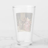 Tristan en Isolde (middeleeuwse Romance)  kunst Glas (Achterkant)