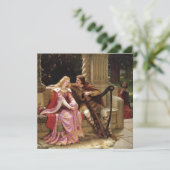 Tristan en Isolde (middeleeuwse Romance)  kunst Kaart (Staand voorkant)