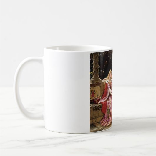 Tristan en Isolde (middeleeuwse Romance)  kunst Koffiemok (Links)