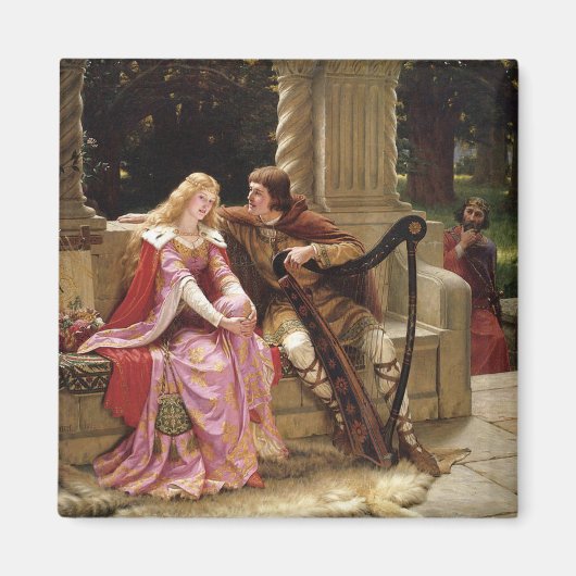 Tristan en Isolde (middeleeuwse Romance)  kunst Magneet (Voorkant)