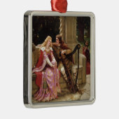 Tristan en Isolde (middeleeuwse Romance)  kunst Metalen Ornament (Rechts)
