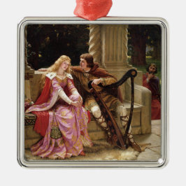 Tristan en Isolde (middeleeuwse Romance)  kunst Metalen Ornament