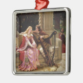 Tristan en Isolde (middeleeuwse Romance)  kunst Metalen Ornament (Links)