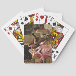 Tristan en Isolde (middeleeuwse Romance)  kunst Pokerkaarten