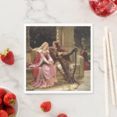 Tristan en Isolde (middeleeuwse Romance)  kunst Servet (Insitu)