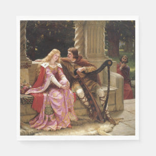Tristan en Isolde (middeleeuwse Romance) kunst Servet