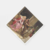 Tristan en Isolde (middeleeuwse Romance)  kunst Servet (Hoek)