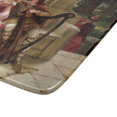 Tristan en Isolde (middeleeuwse Romance)  kunst Snijplank (Hoek)