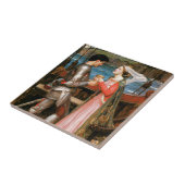 Tristan en Isolde Tegeltje (Zijkant)