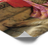 Tristan & Iseult van Edmund Leighton 1902 Poster (Hoek)