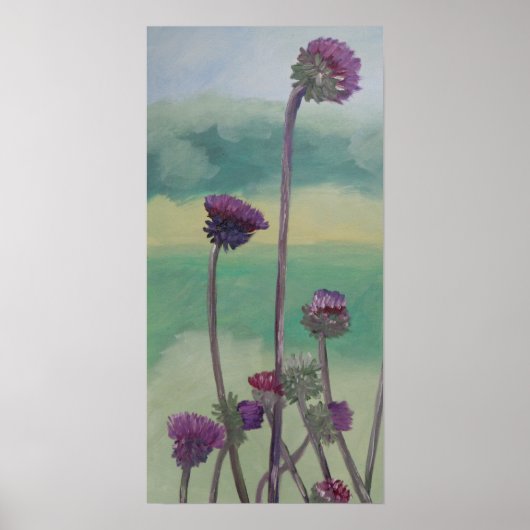 "Tristan's Thistles" Poster (Voorkant)