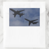 Tristar en VC10 Rechthoekige Sticker (Tas)