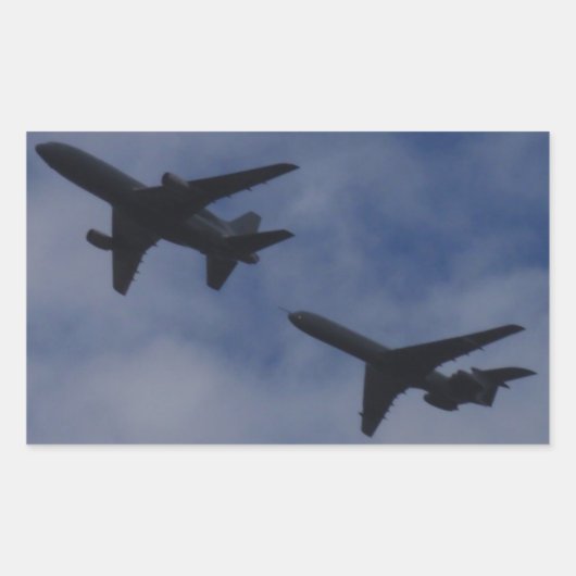 Tristar en VC10 Rechthoekige Sticker (Voorkant)