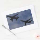 Tristar en VC10 Rechthoekige Sticker (Envelop)