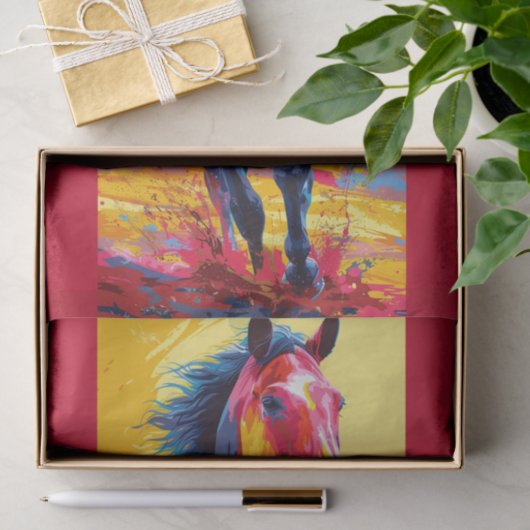 Tristin het Paard Tissuepapier (Geschenk)